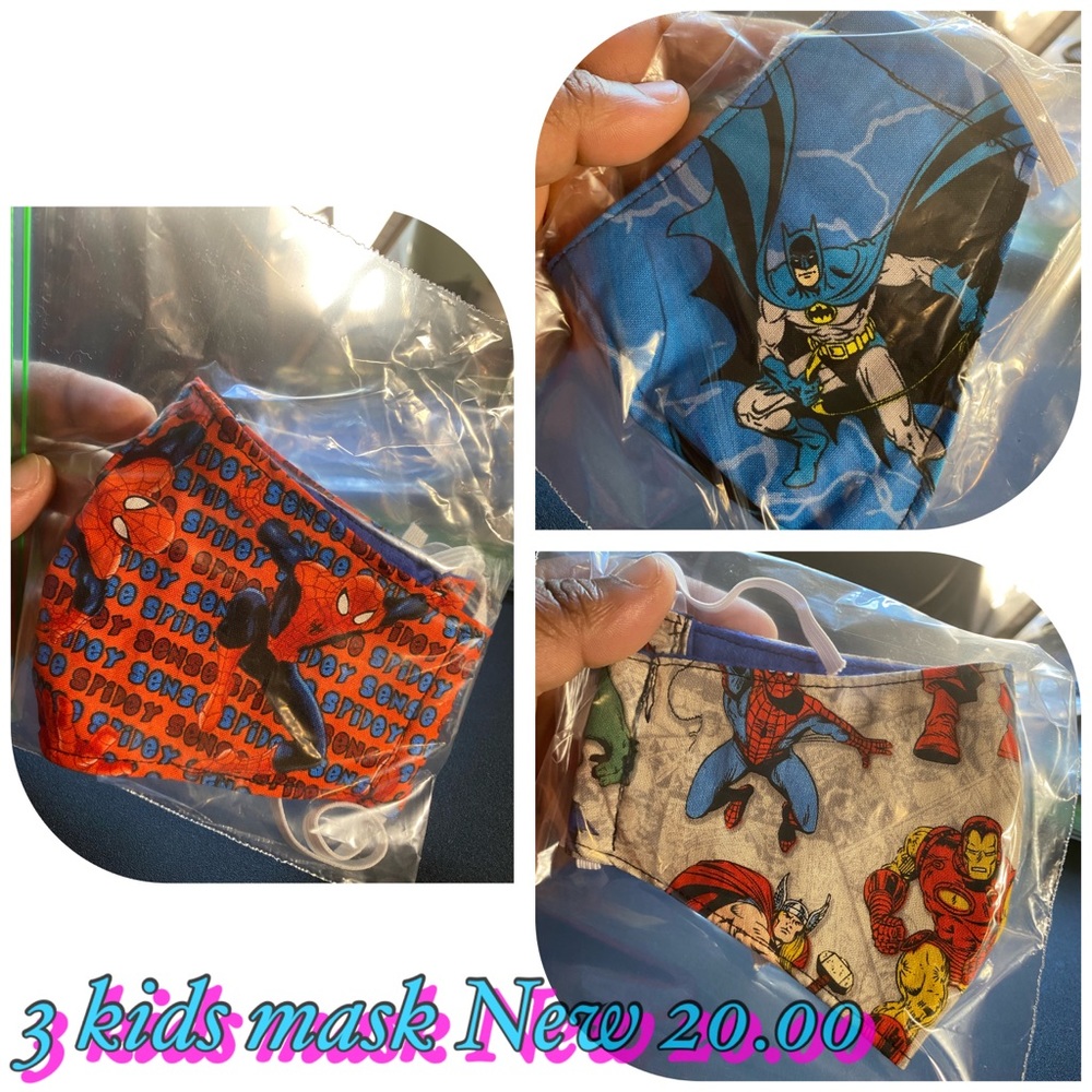 3 new kids masks